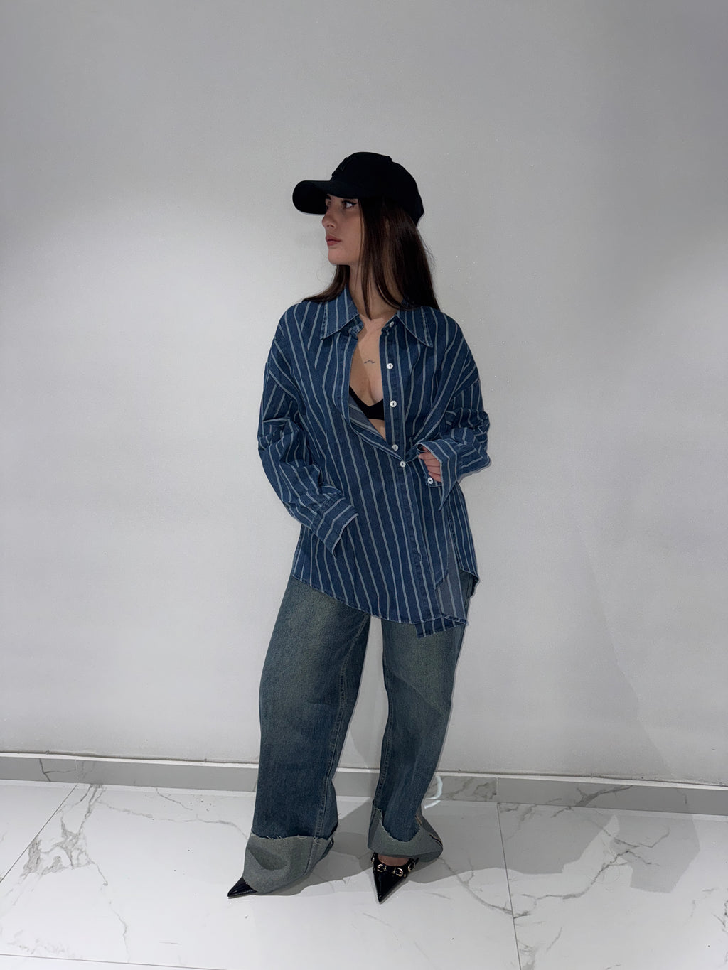 Camicia Denim Boyfriend